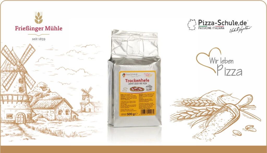Trockenbackhefe – Lievito secco per Pizza - Frießinger Mühle - Pizza-Schule Trockenbackhefe – Lievito secco per Pizza - Frießinger Mühle - Pizza-Schule