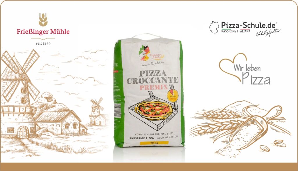 Pizza Croccante Premix - Frießinger Mühle - Pizza-Schule Pizza Croccante Premix