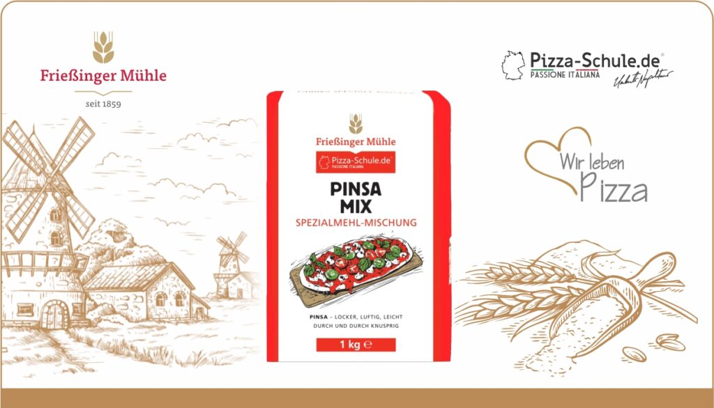 Pinsa Mix Spezial Mehl - Frießinger Mühle - Pizza-Schule Pinsa Mix Spezial Mehl - Frießinger Mühle - Pizza-Schule