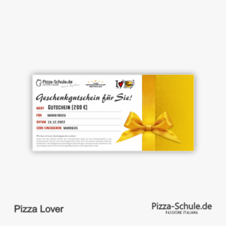Geschenkgutschein Pizza-Schule 2022