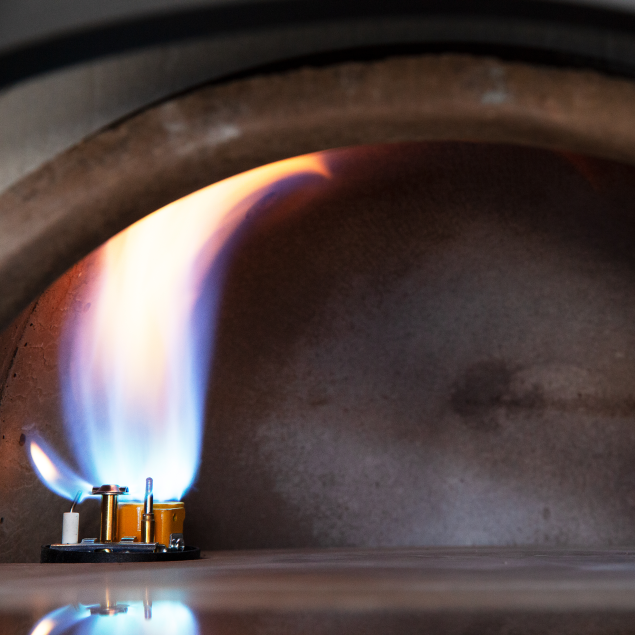 Zio Ciro Subito Cotto 45 Gas-Pizzaofen aus Schamotte mit Kuppel