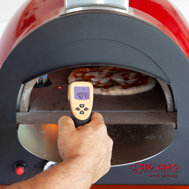 Zio Ciro Subito Cotto 45 Gas-Pizzaofen aus Schamotte mit Kuppel