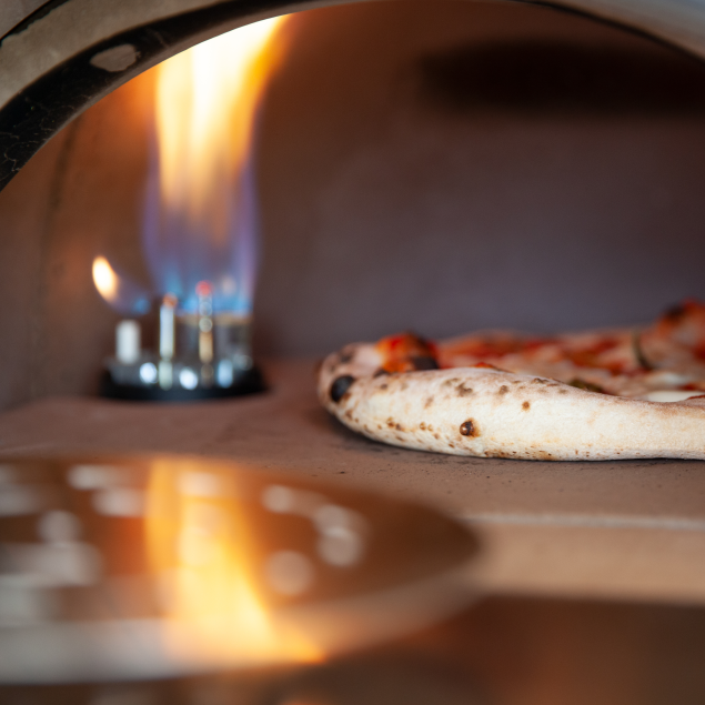Zio Ciro Subito Cotto 45 Gas-Pizzaofen aus Schamotte mit Kuppel