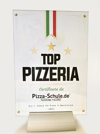Pizza Beratung Zertifizierungsschild Pizza Beratung Zertifizierungsschild