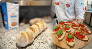 3 Italienisches Brot und Bruschetta frisch zubereitet im Pizzakurs Italienisches Brot und Bruschetta frisch zubereitet im Pizzakurs