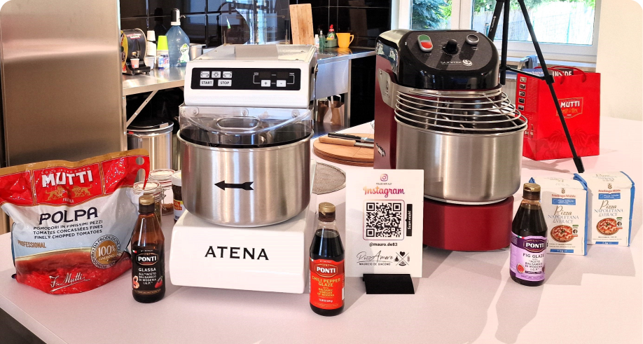 Professioneller Pizzateig mit der Spiralknetmaschine herstellen