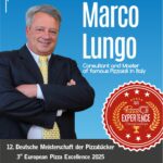 Juror der Pizza-Meisterschaft Giuria Lungo