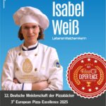 Juror der Pizza-Meisterschaft Isabel