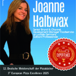 Juror der Pizza-Meisterschaft Joanne Halbwax