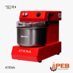 PEB Machinery Atena Spiral-knetmaschine für Pizza 6 kg Rot PEB Machinery Atena Spiral-knetmaschine für Pizza 6 kg Rot