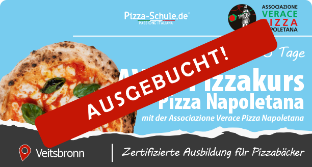 AUSGEBUCHT Professioneller Pizzakurs AVPN Neapolitanische Pizzakurs