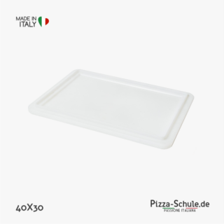 Deckel für Pizzaballenbox 40 x 30 cm Weiss