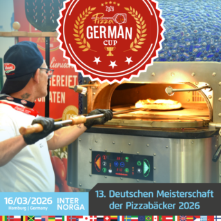Anmeldung Deutschen Meisterschaft der Pizzabäcker 2026 - Pizza German Cup 2026