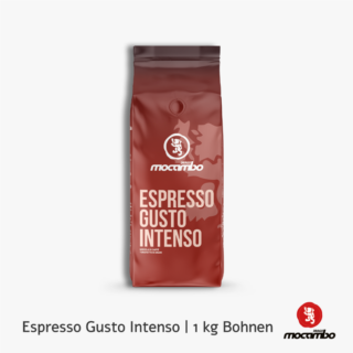 Caffè Espresso Gusto Intenso 1kg Kaffeebohnen Extra Dark Roast Drago Mocambo Kaffee