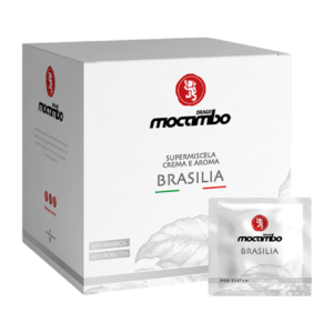 Brasilia Kaffeepads Dark Roast Drago Mocambo ESE-Maschinen 144 Pads pro Karton Brasilia Kaffeepads Dark Roast Drago Mocambo ESE-Maschinen 144 Pads pro Karton