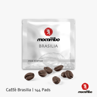 Brasilia Kaffeepads Dark Roast Drago Mocambo Kräftiger italienischer Espresso für ESE-Maschinen