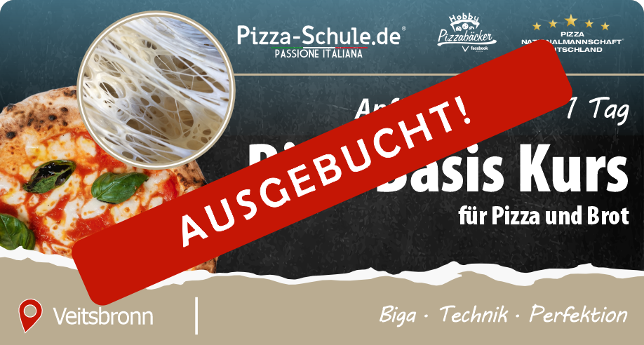 AUSGEBUCHT Biga Kurs für Pizza und Brot Grundlagen der Biga-Technik für aromatische und professionelle Teige