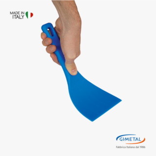 Gi.Metal flexibler Teigspachtel 10 cm aus Polymer für Pizzateig AC-STF10