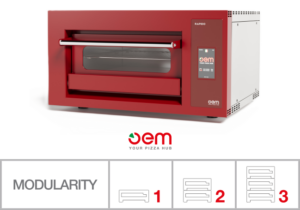 Modularity OEM RAPIDO TOUCH Professioneller elektrischer Pizzaofen 400 grad Modularity OEM RAPIDO TOUCH Professioneller elektrischer Pizzaofen 400 grad