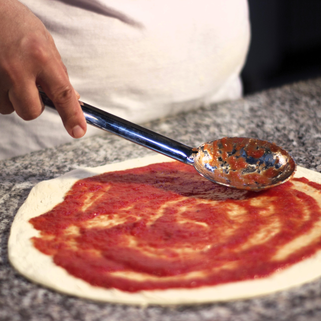 Gi.Metal Pizzalöffel aus Edelstahl - Dosierlöffel für Pizzasauce 53 g | AC-CU1 – Bild 6